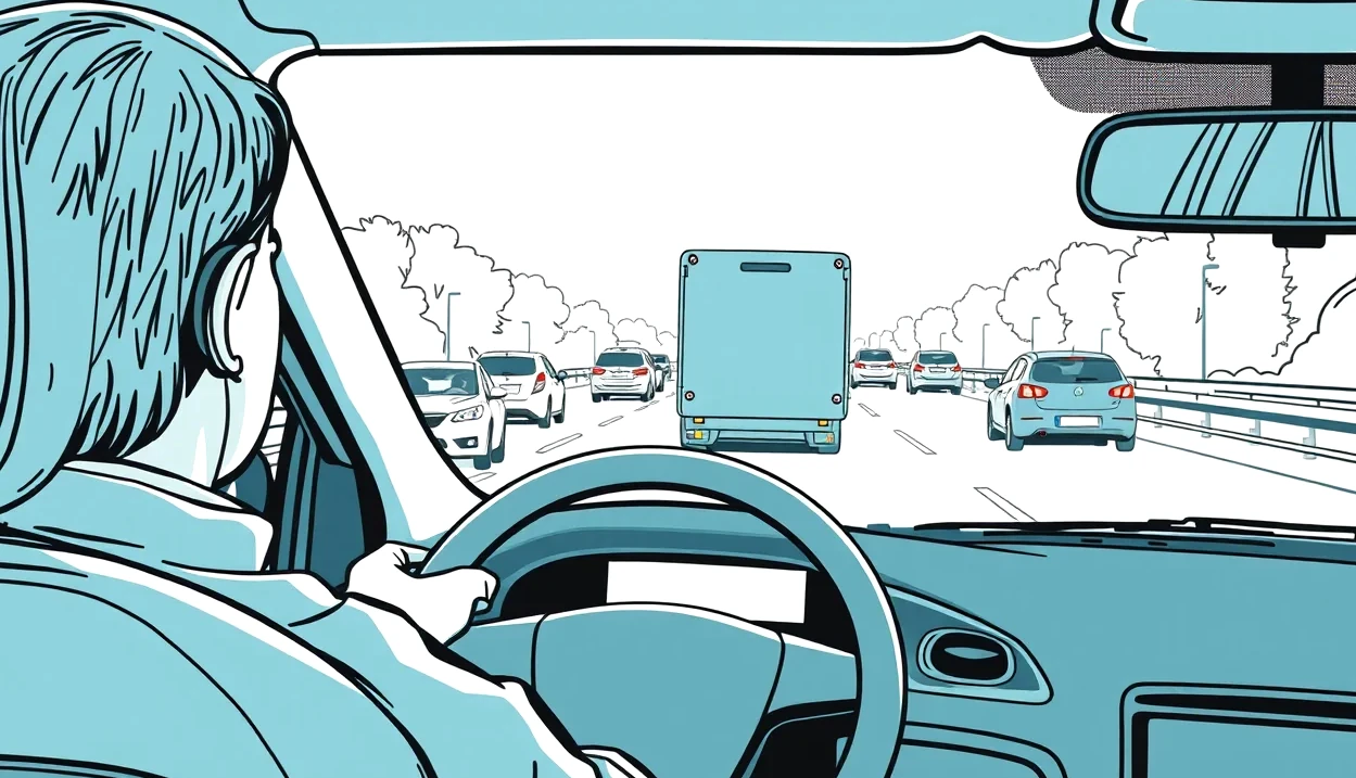 Upevnené zahraničné prevozné značky s vyznačenou dobou platnosti na automobile