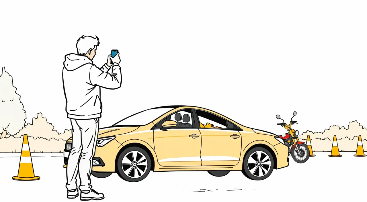 Detail kúpnej zmluvy na auto s kľúčmi položenými na stole