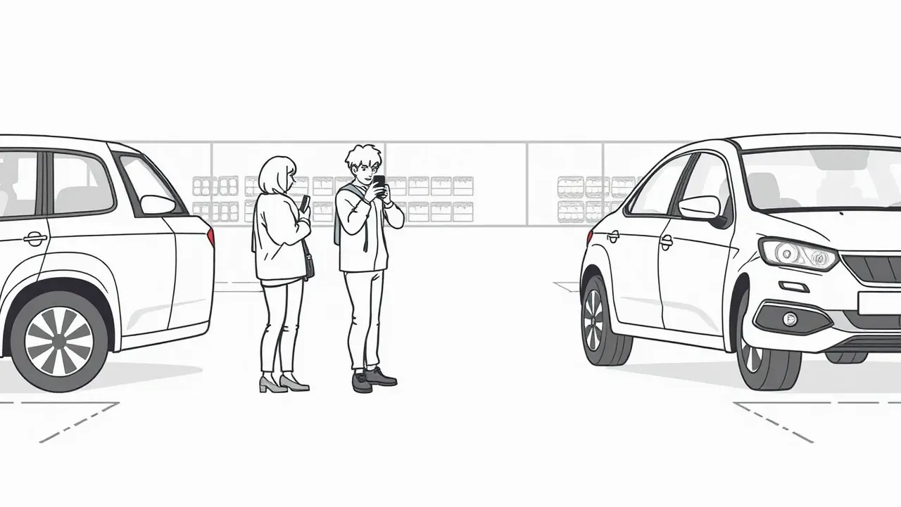 Nový zamestnanec preberá kľúče od firemného osobného automobilu