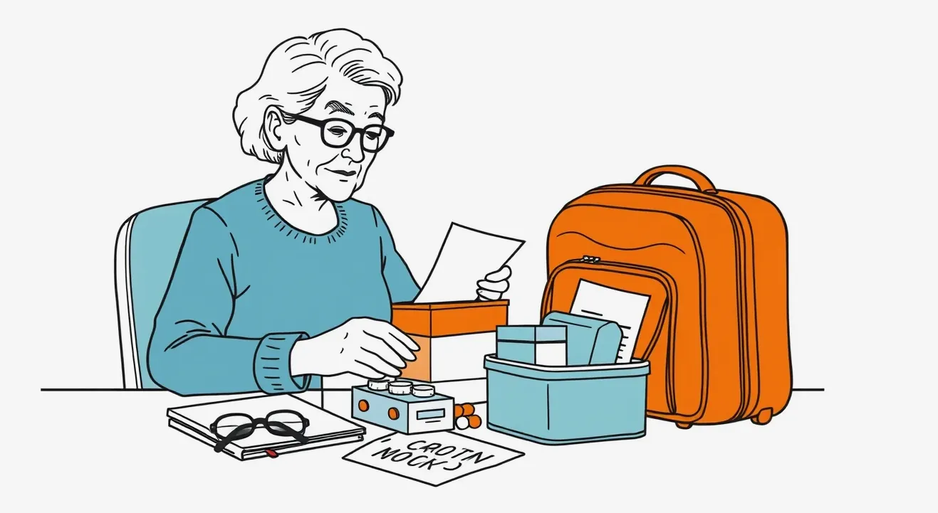 Cestujúci na letisku kontroluje zrušený let a doklady k stornovaniu letenky