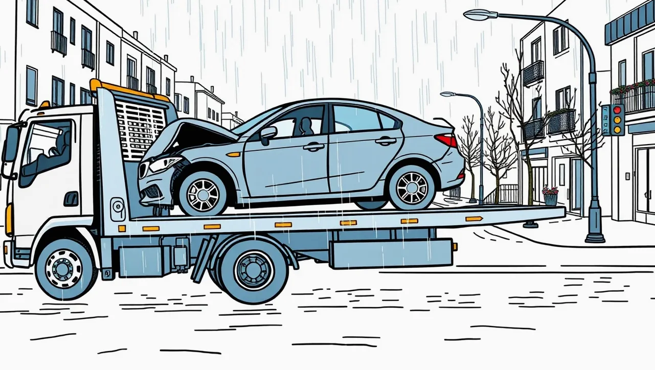 Mechanik v servise kontroluje trakčnú batériu na zdvihnutom elektrickom vozidle