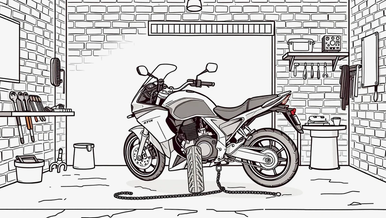 Mototuristická prilba a bočný hliníkový kufor pripnutý na cestovnom endure