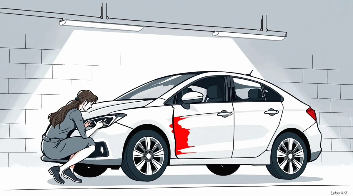 Vrak havarovaného automobilu pripravený na ocenenie v elektronickej aukcii zvyškov