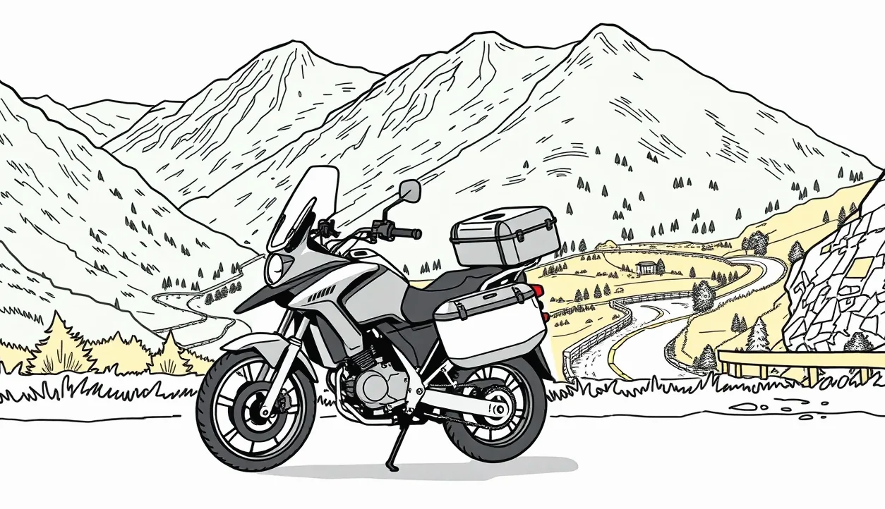 Motorkár v ochrannej prilbe a bunde kontroluje technický stav stroja