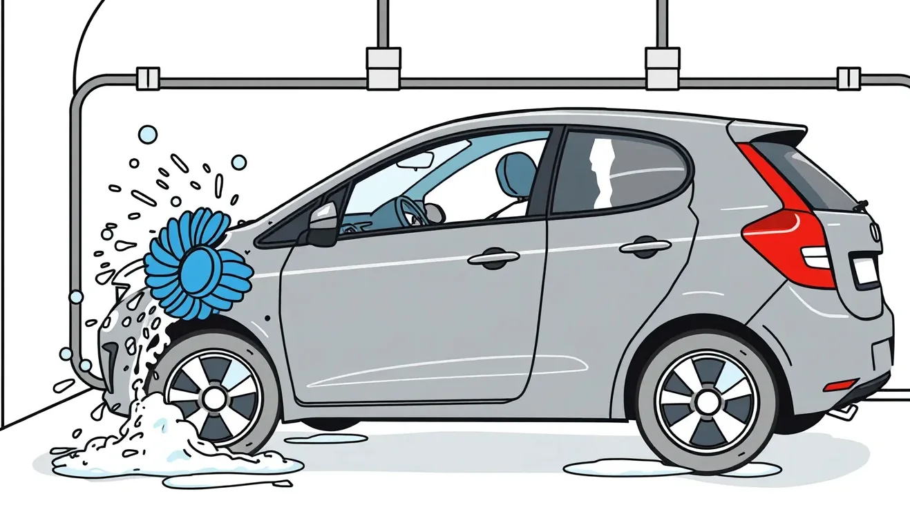 Detail uchytenia strešného nosiča na streche osobného automobilu