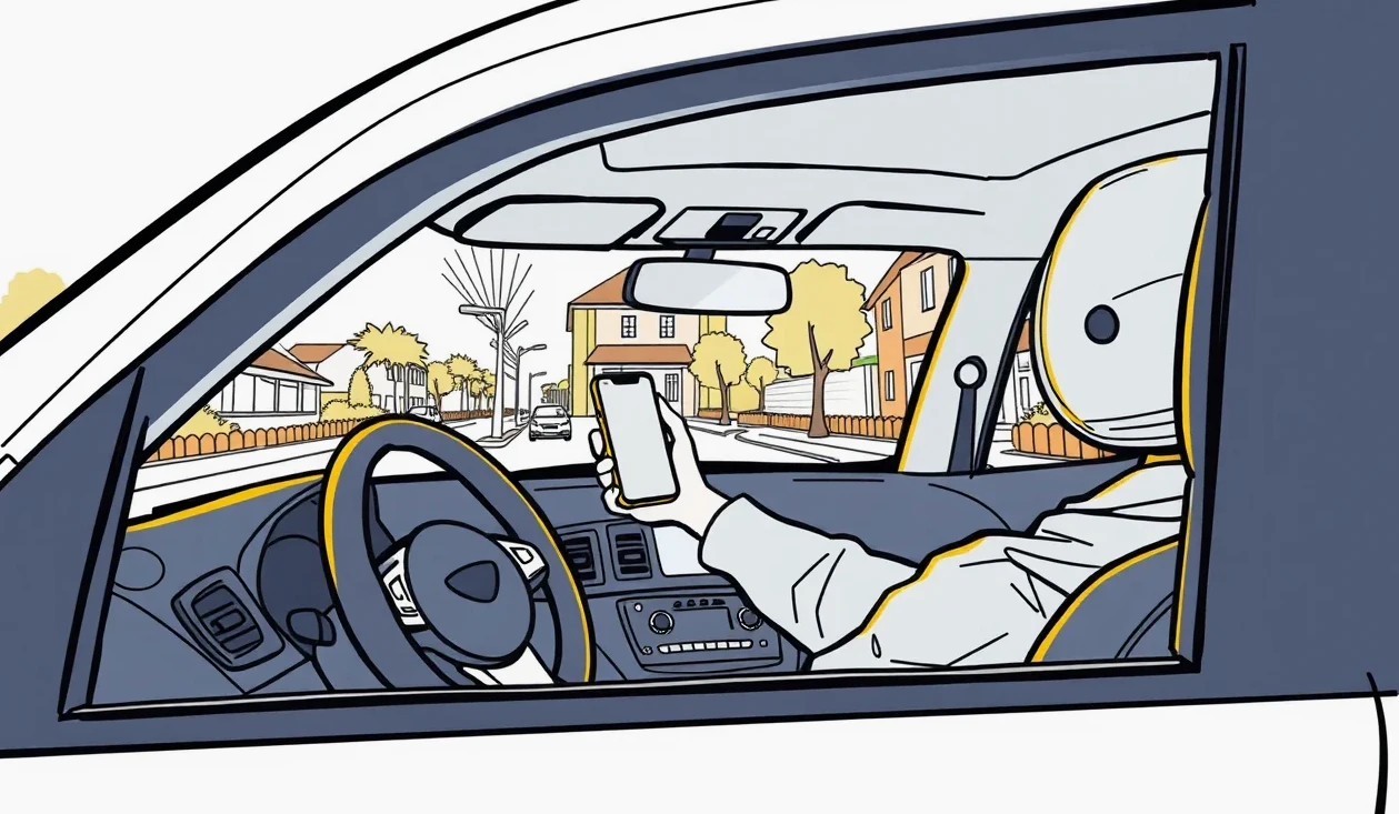 Formulár správy o nehode položený na kapote poškodeného automobilu