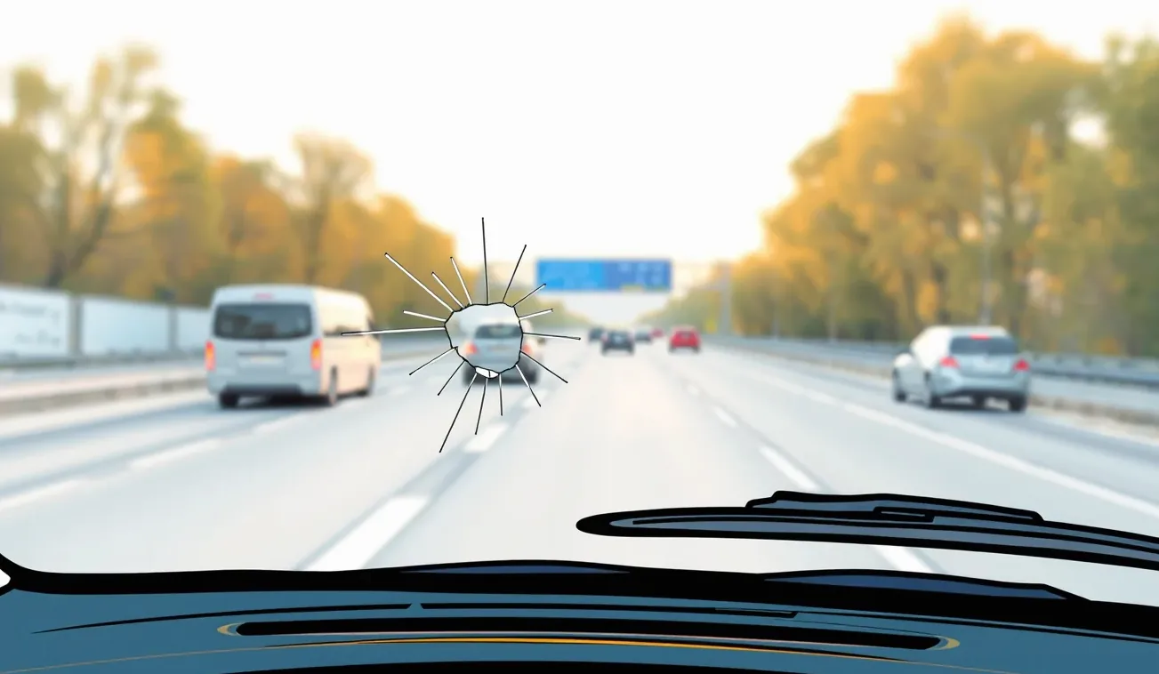 Zadná časť staršieho rodinného automobilu na parkovisku