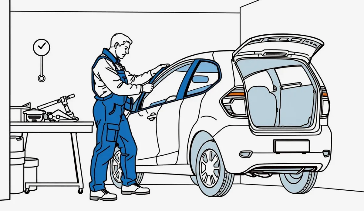 Predná maska a svetlomet vozidla Volkswagen parkujúceho pri ceste