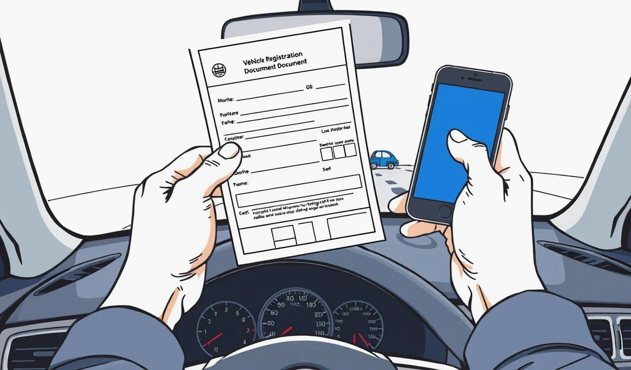 Vodič vypĺňajúci tlačivo správy o nehode na kapote automobilu