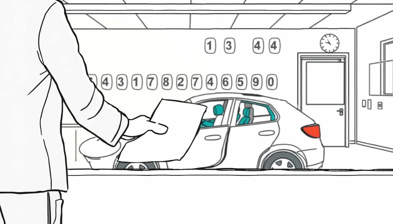 Displej počítača zobrazujúci prebiehajúcu elektronickú aukciu poškodeného automobilu