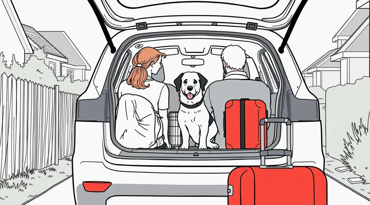 Veterinár vyšetruje psa na vyšetrovacom stole na klinike